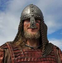 Jorvik waiting for you to laugh at his joke Jorvik waiting for you to laugh at his joke